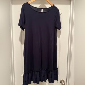 Ladies Zenana Outfitters Ruffle Dress. Size Large